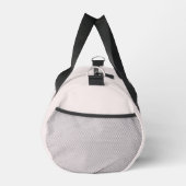Sac De Sport Monogramme Moderne Rose Doré Script (Droite)