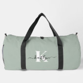 Sac De Sport Monogramme moderne Sage vert (Verso)