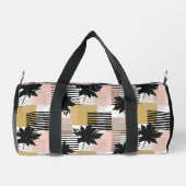 Sac De Sport Monogramme moderne Tropical Beach Motif Abstrait (Verso)