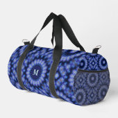 Sac De Sport Monogramme Motif Mandala Blue Purple (Coin droit)
