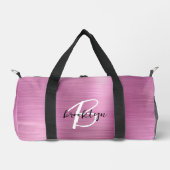 Sac De Sport Monogramme noir blanc brillant rose métal brossé n (Recto)