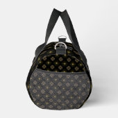 Sac De Sport Monogramme Noir Et Or Moderne (Droite)
