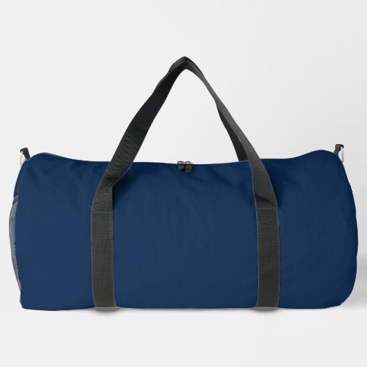 Sac De Sport monogramme personnalisé, bleu foncé partout (Verso)