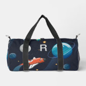 Sac De Sport Monogramme personnalisé Etoiles de navette spatial (Recto)
