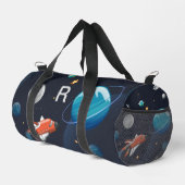 Sac De Sport Monogramme personnalisé Etoiles de navette spatial (Coin droit)