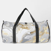 Sac De Sport Monogramme personnalisé Marbre moderne (Verso)