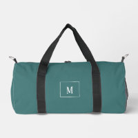 monogramme personnalisé, vert aqua partout