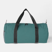 Sac De Sport monogramme personnalisé, vert aqua partout (Verso)