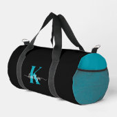 Sac De Sport Monogramme sarcelle noir (Coin droit)