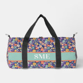 Sac De Sport Monogrammed Floral Pattern Gym Bag (Recto)