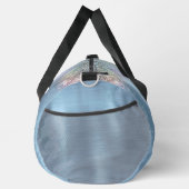 Sac De Sport Monographie de parties scintillant bleu glace iris (Droite)