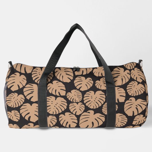 Sac De Sport Monstera en Tan et noir (Verso)