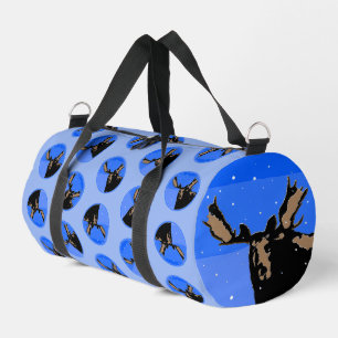 Sac De Sport Moose en hiver - Art original de la faune