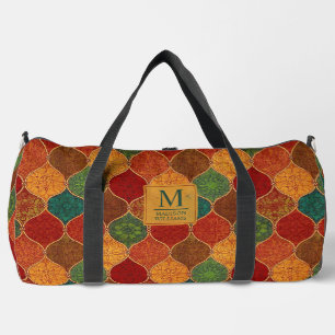 Sac De Sport Mosaique géométrique marocaine sans couture modèle