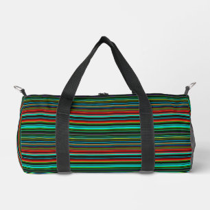Sac De Sport Motif à bandes multiples