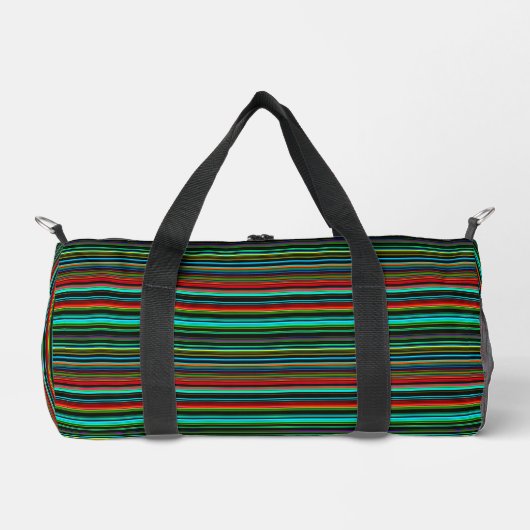 Sac De Sport Motif à bandes multiples (Recto)