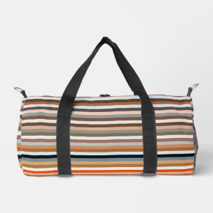 Sac De Sport Motif à bandes multiples