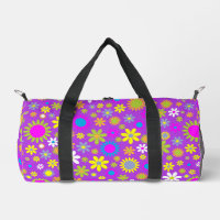 Motif à fleurs rétro des années 1960