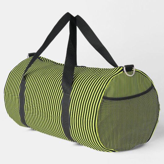 Sac De Sport Motif à rayures bleu et jaune (Coin droit)