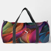 Sac De Sport Motif abstrait monogramed coloré (Recto)