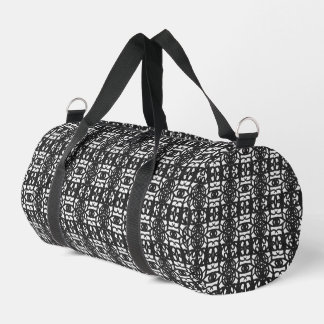 Sac De Sport Motif abstrait unique noir et blanc