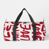 Sac De Sport Motif amour dessiné à la main, moderne et romantiq (Verso)