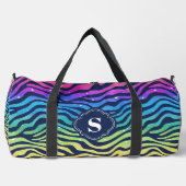 Sac De Sport Motif arc-en-ciel Zèbre Monogramme (Recto)