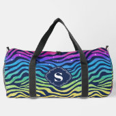 Sac De Sport Motif arc-en-ciel Zèbre Monogramme (Verso)