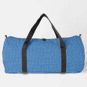 Sac De Sport Motif bleu noir hexagonal large (Verso)