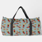 Sac De Sport Motif bleu Retro Skateboard (Recto)