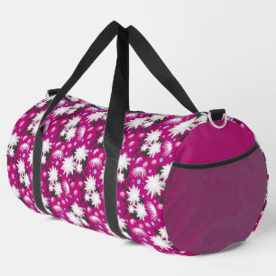 Sac De Sport Motif botanique floral blanc élégant