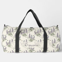 Motif botanique vintage élégant lupin et abeilles