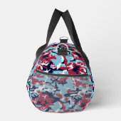 Sac De Sport Motif Camo - Bleu blanc bleu marine (Droite)
