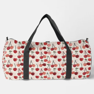 Sac De Sport Motif Cerise Moderne