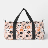 Sac De Sport Motif crâne de fleurs (Recto)