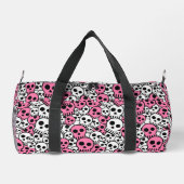 Sac De Sport Motif crâne gothique rose Imprimer (Verso)