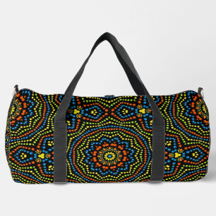 Sac De Sport Motif d'art numérique gras et coloré