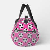 Sac De Sport Motif de balle de football rose (Droite)