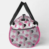 Sac De Sport Motif de balle de soccer rose Monogram (Droite)