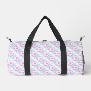 Sac De Sport Motif de ballon de football rose et bleu pour fill