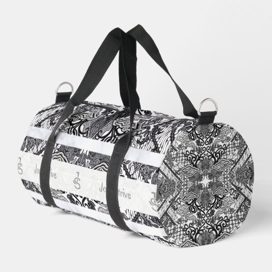 Sac De Sport Motif de BATIK moderne (Coin gauche)