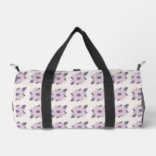 Sac De Sport Motif de carreau décoratif pastel violet