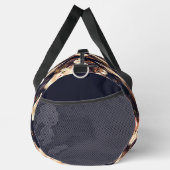 Sac De Sport Motif de chat mignon, monogrammed (Droite)