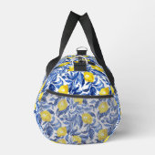 Sac De Sport Motif de citron à l'aquarelle bleue (Droite)