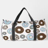 Sac De Sport Motif De Donuts, Donuts Bleus, Donuts Brown (Verso)