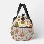 Sac De Sport Motif de doodle de Noël joyeux (Droite)