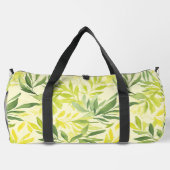 Sac De Sport Motif de feuille d'aquarelle verte et jaune (Verso)