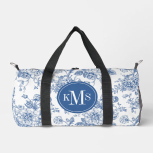 Sac De Sport Motif de fleurs bleues
