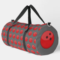 Motif de la balle rouge de Bowling