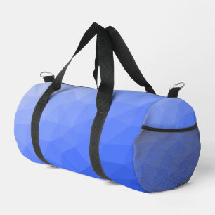 Sac De Sport Motif de maillage géométrique dégradé bleu foncé